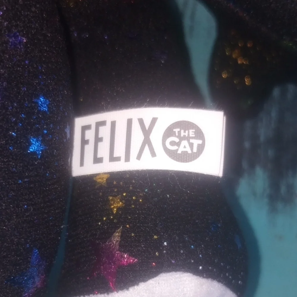 FELIX THE CAT Starry Black Stuffed Animal Toy